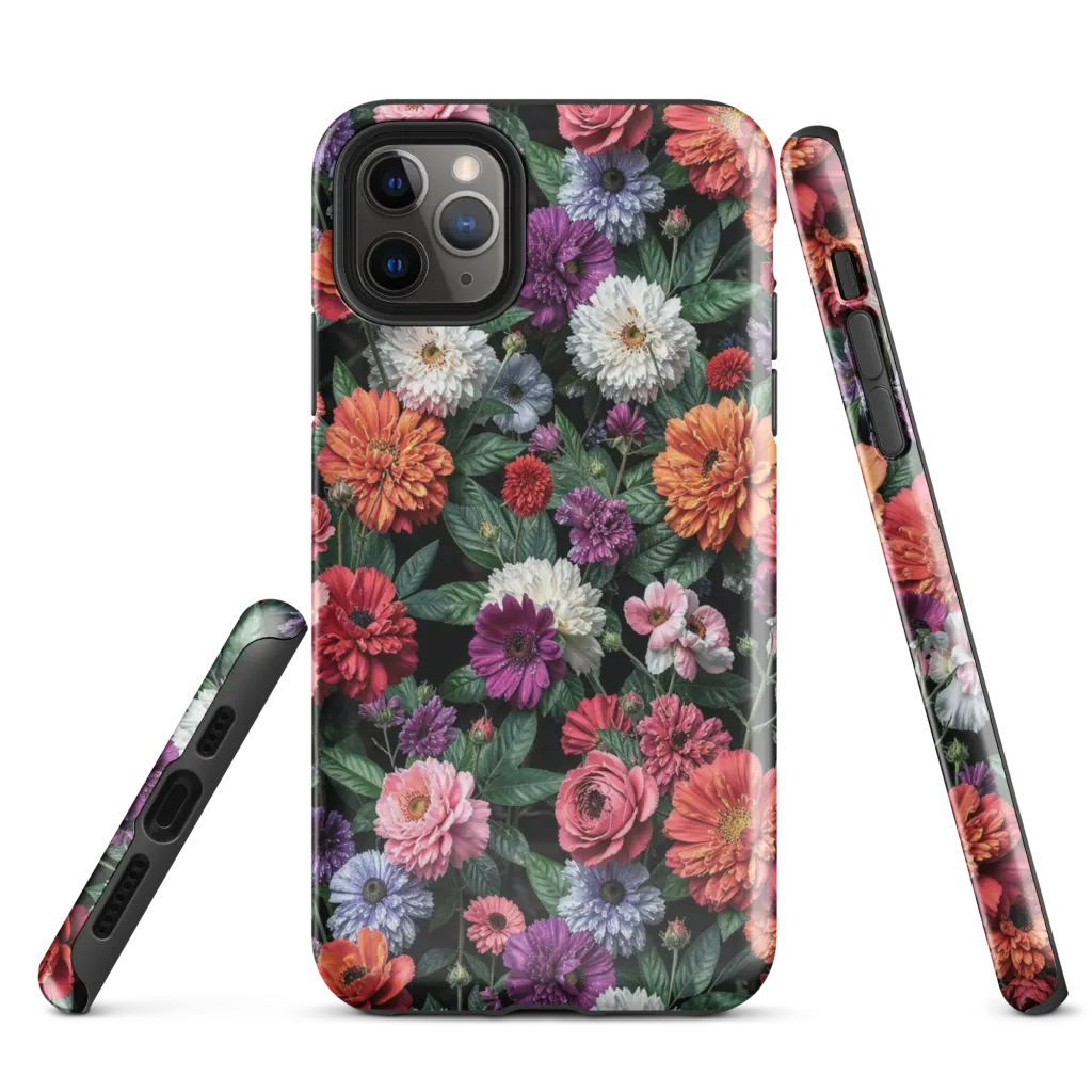Dahlia Eclipse on Tough Case for iPhone® — Front