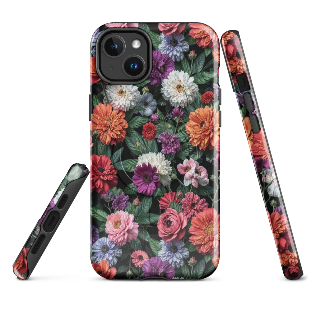 Dahlia Eclipse on MagSafe Tough Case for iPhone® — Front