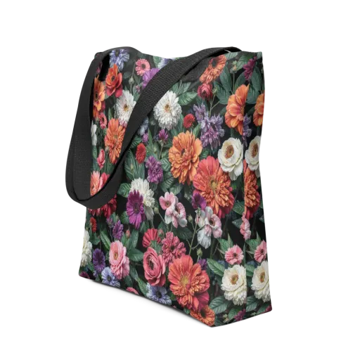 Dahlia Eclipse on a Tote Bag