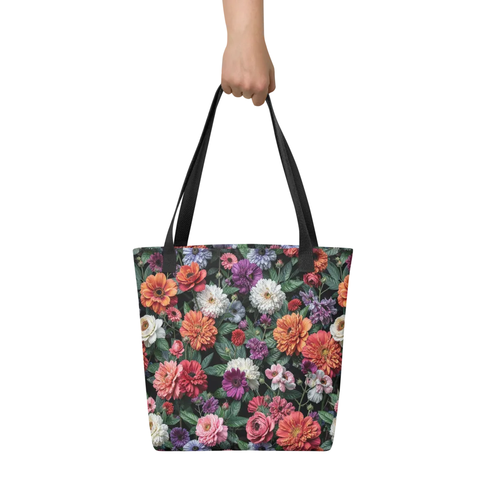 Dahlia Eclipse on Tote Bag — Front