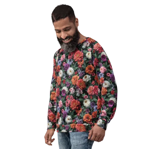 Dahlia Eclipse on a Sweatshirt