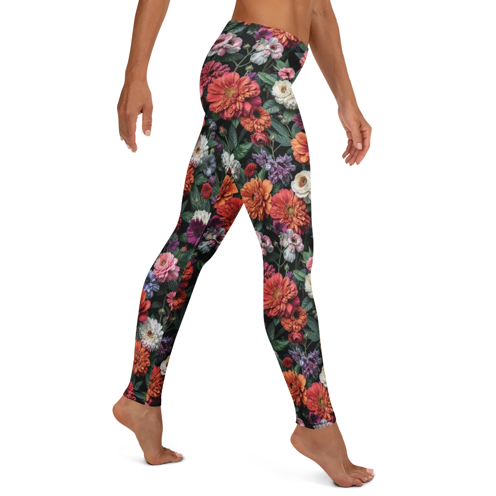Dahlia Eclipse on Leggings — Right