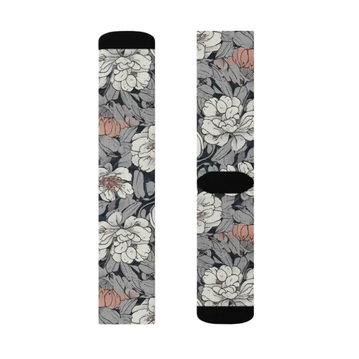 Blush Nocturne on a Socks