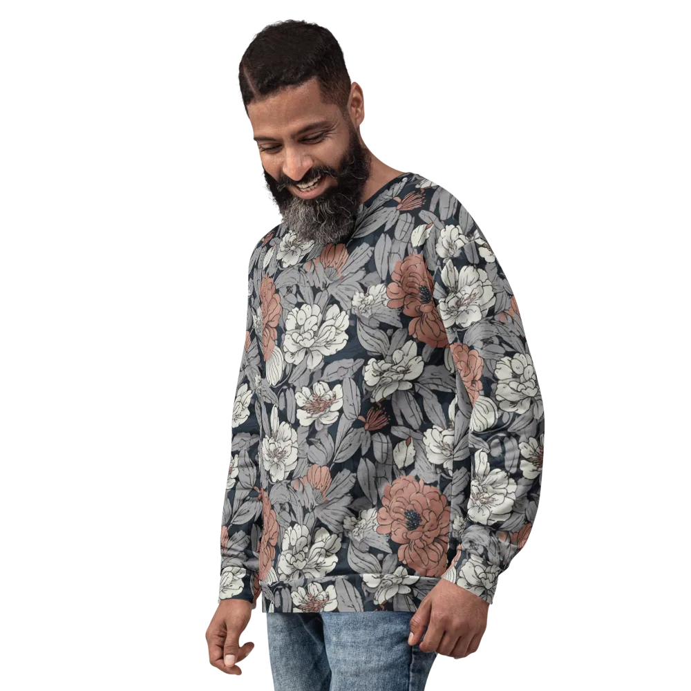 Blush Nocturne on Sweatshirt — Left Front