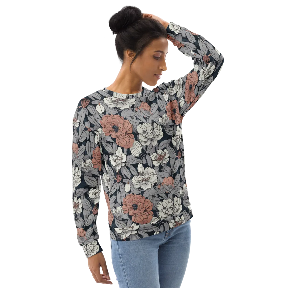 Blush Nocturne on Sweatshirt — Right Front
