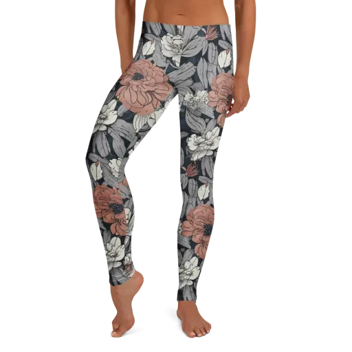 Blush Nocturne on a Leggings