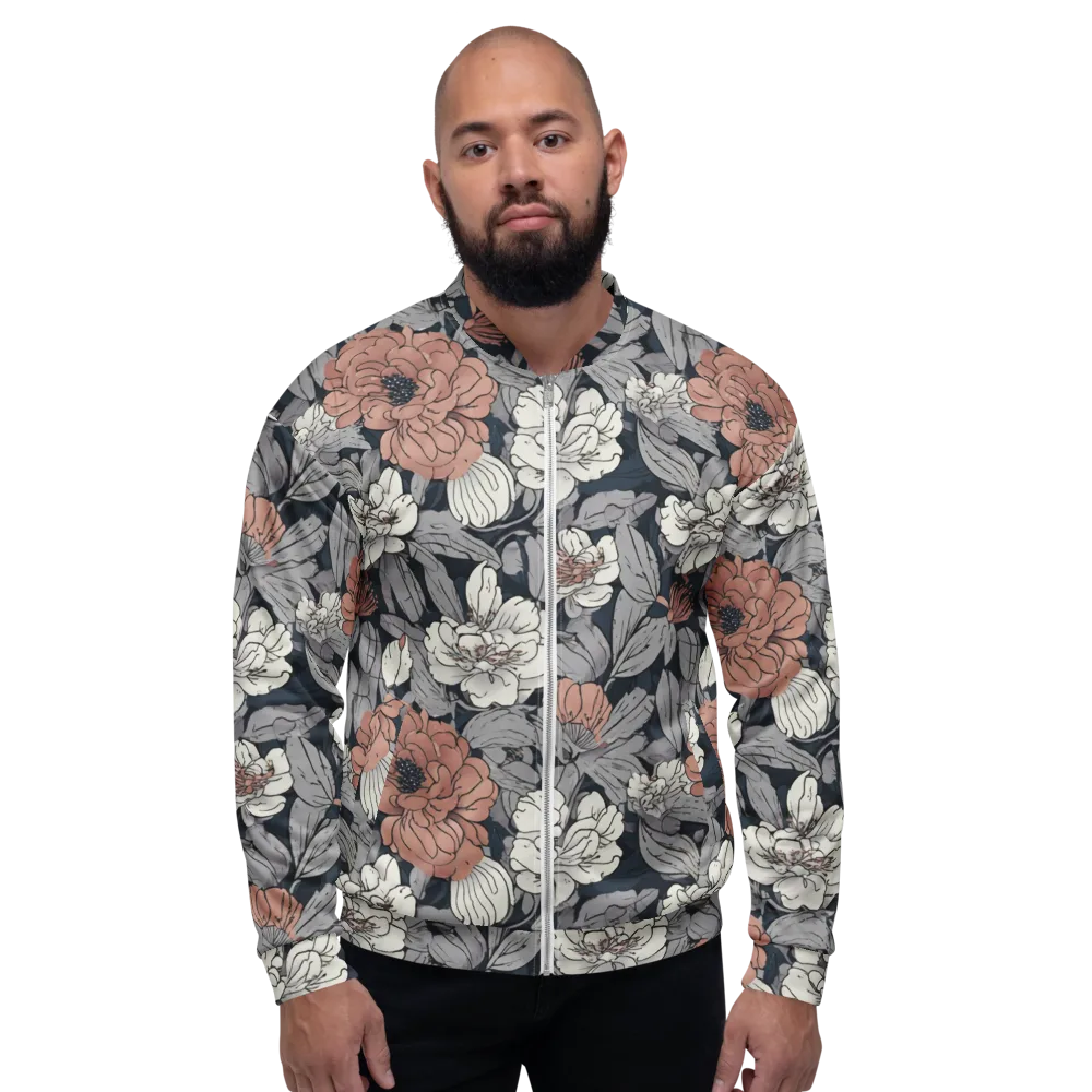 Blush Nocturne on Bomber Jacket — Front