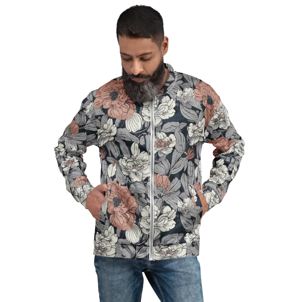Blush Nocturne on Bomber Jacket — Front