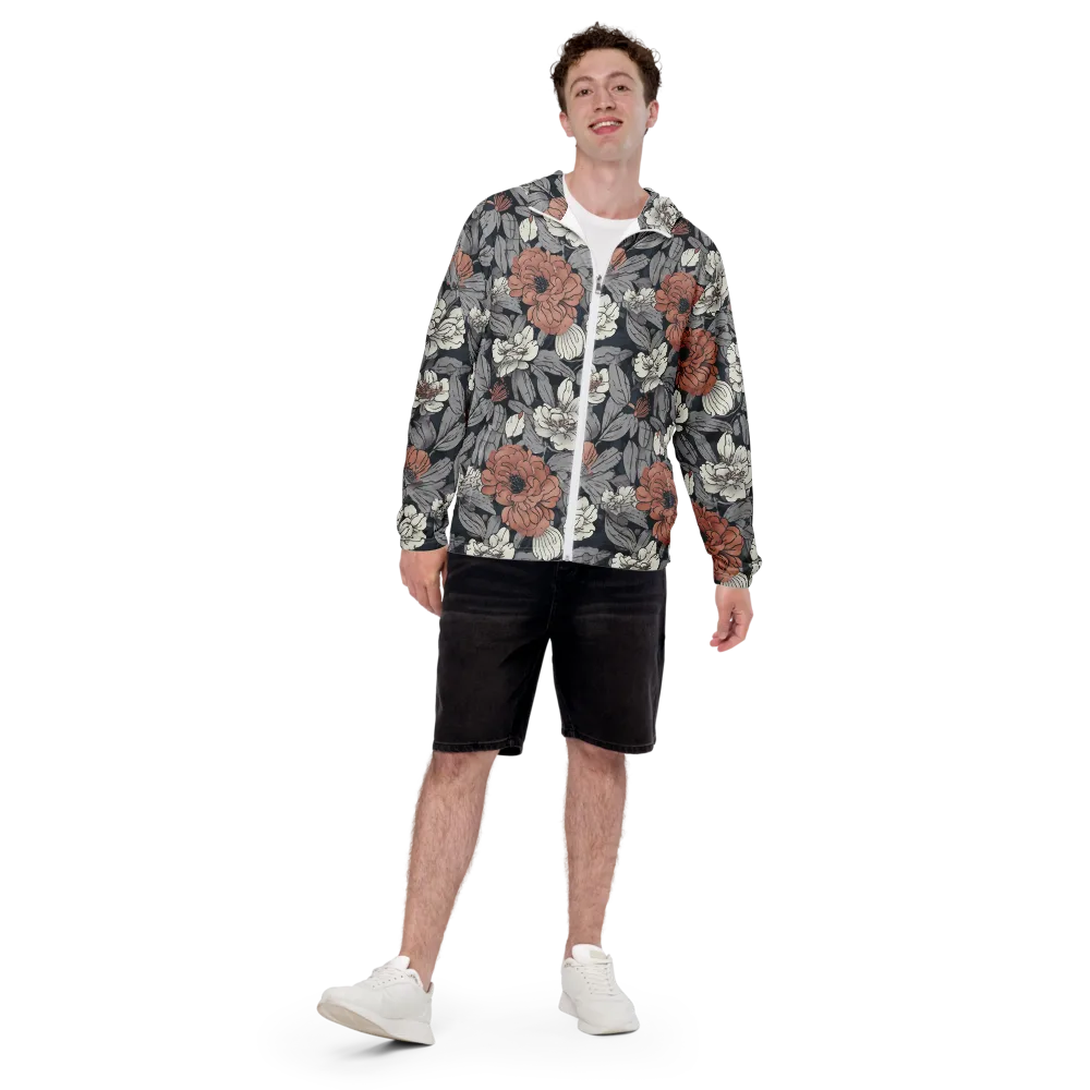 Blush Nocturne on Men's Windbreaker — Front