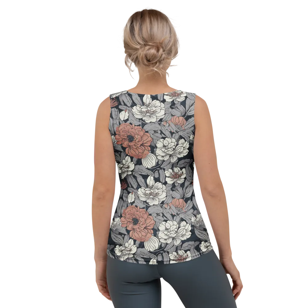 Blush Nocturne on Women's Tank Top — Back