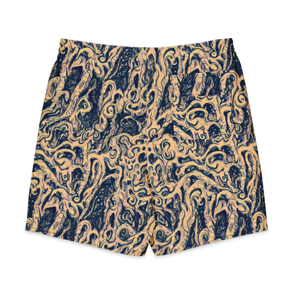 Doré Dreams on Men's Board Shorts — Back