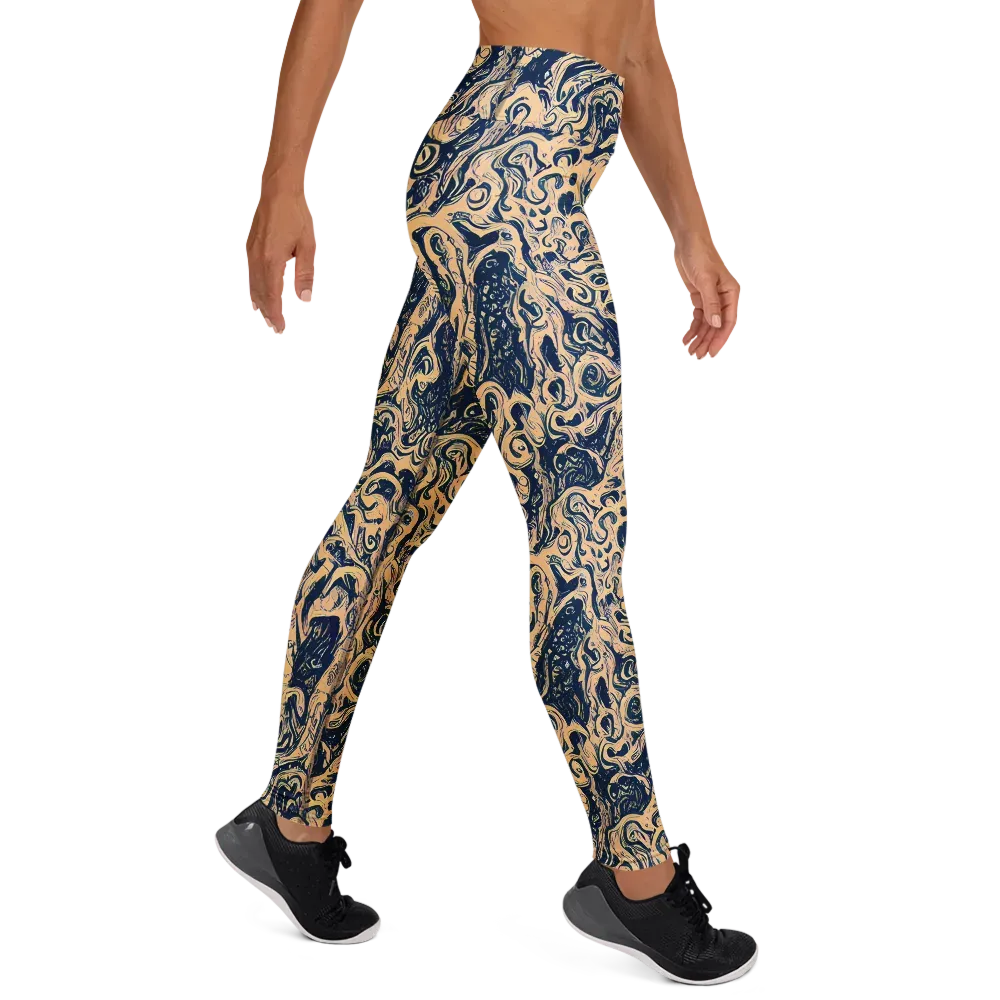 Doré Dreams on Yoga Leggings — Right