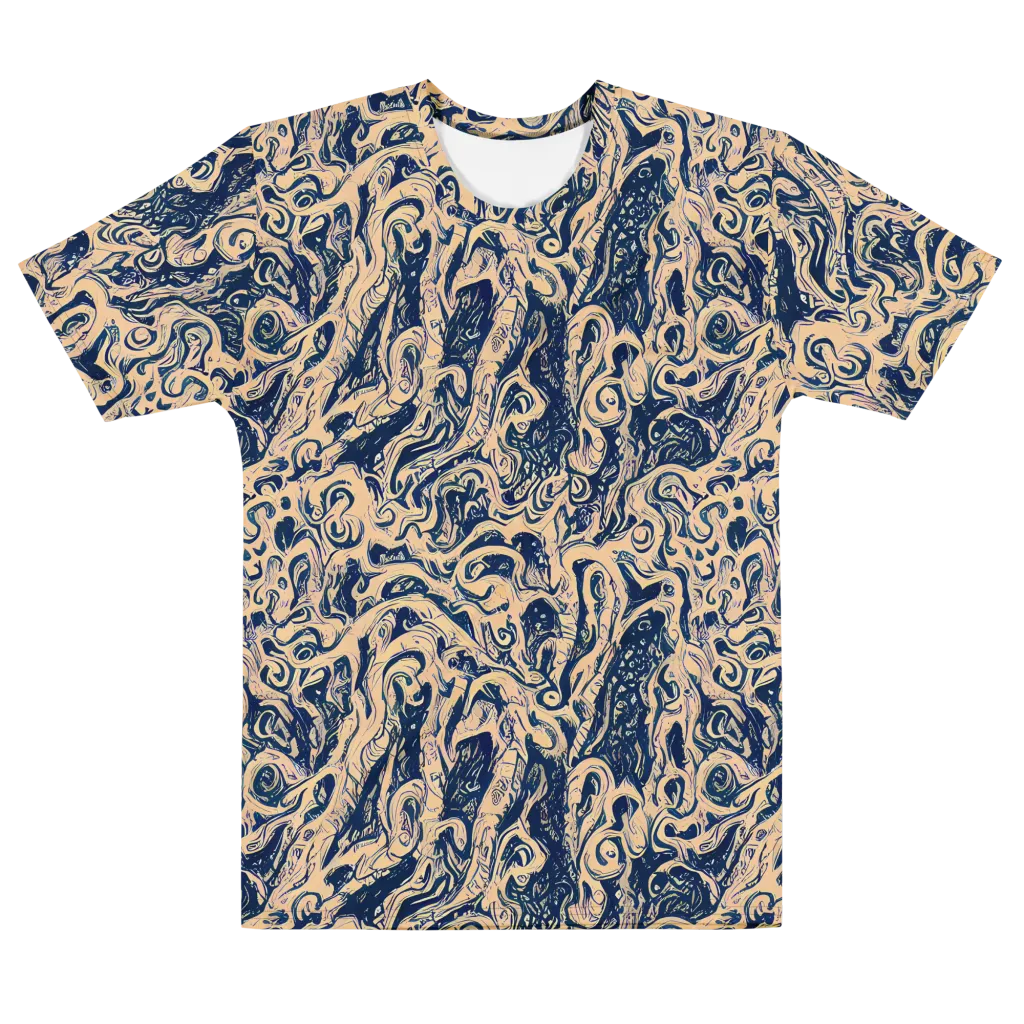 Doré Dreams on Men's Cotton Crew Neck T-Shirt — Front