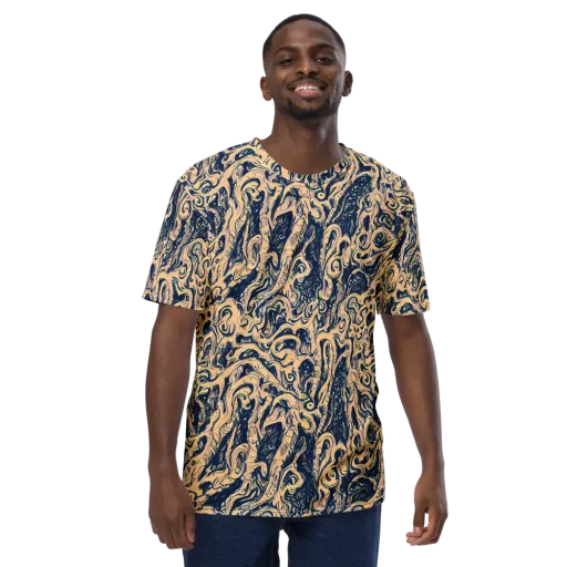 Doré Dreams on a Men's Crew Neck T-Shirt