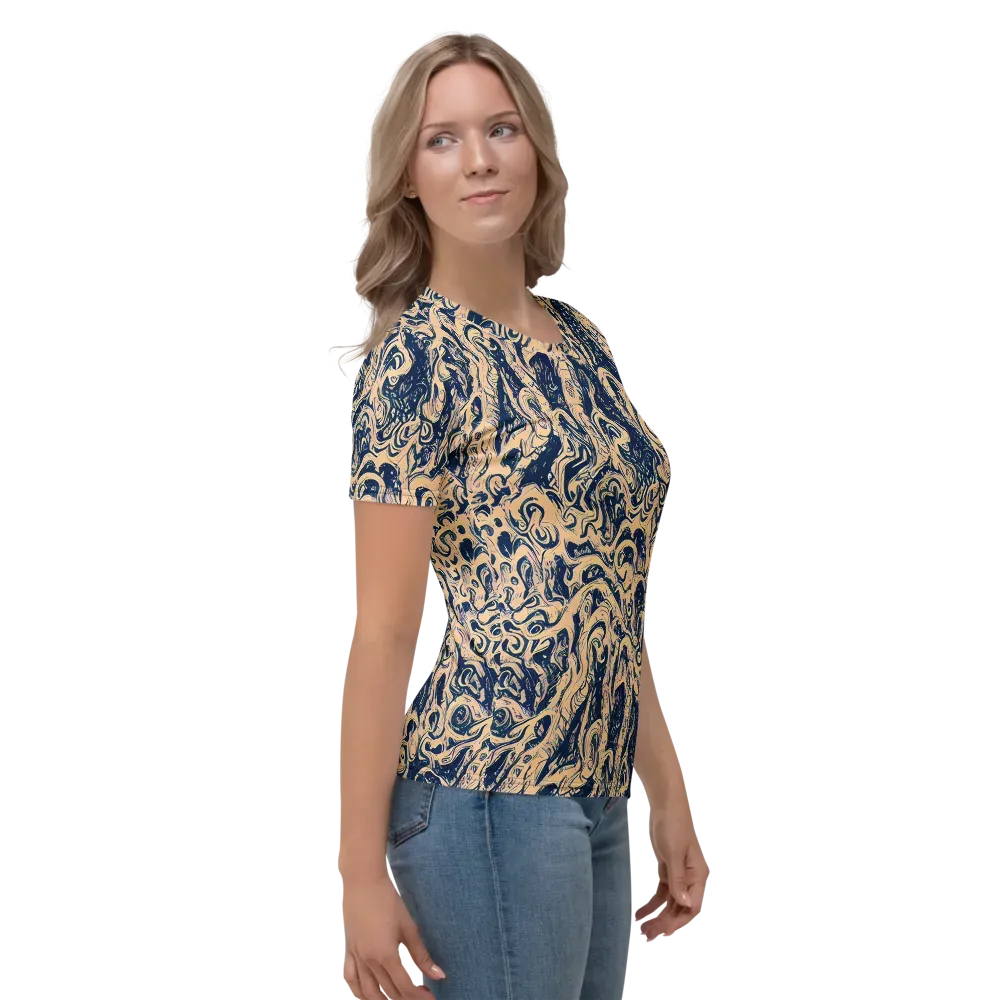 Doré Dreams on Women's Crew Neck T-Shirt — Right