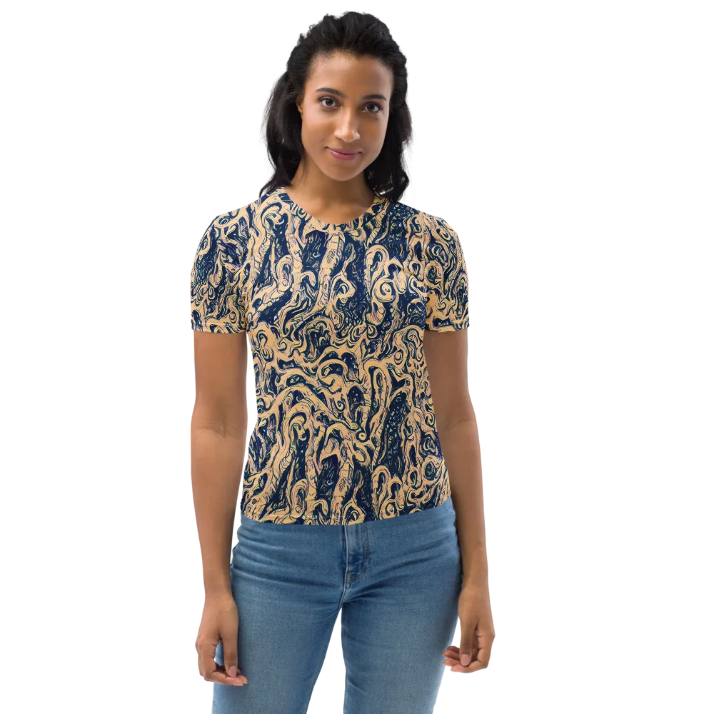 Doré Dreams on Women's Crew Neck T-Shirt — Front