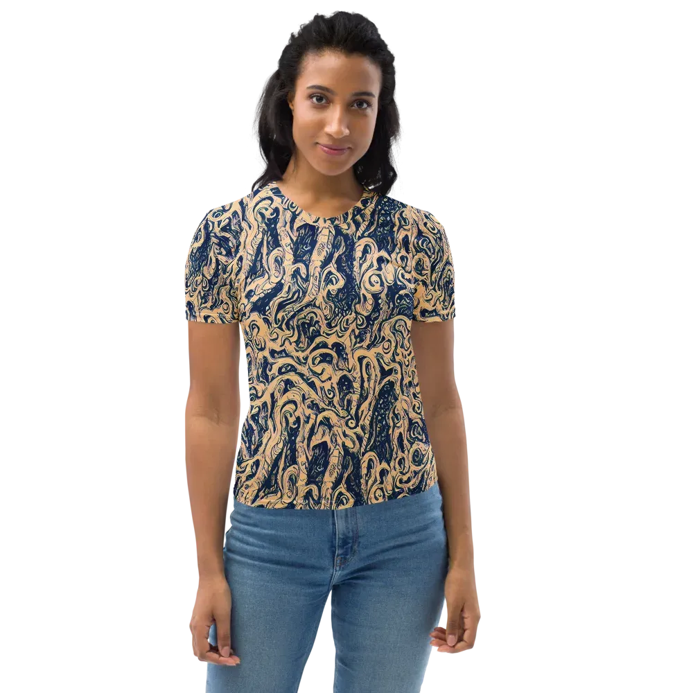 Doré Dreams on Women's Crew Neck T-Shirt — Front