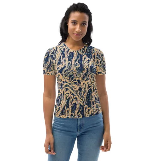 Doré Dreams on a Women's Crew Neck T-Shirt