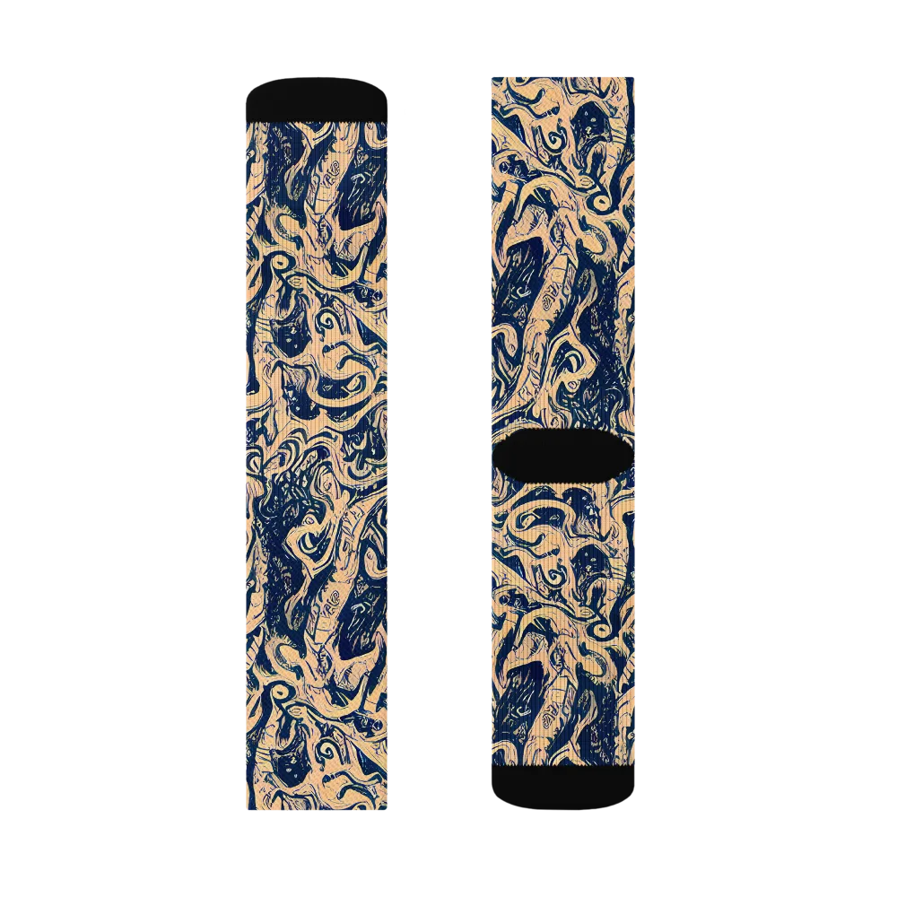 Doré Dreams on Socks — Right Sock