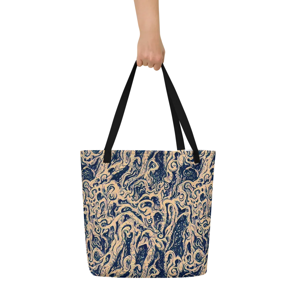 Doré Dreams on Large Tote Bag W/ Pocket — Front