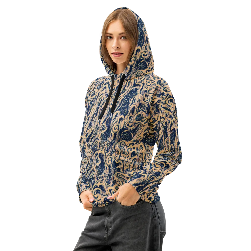 Doré Dreams on Cotton Hoodie — Left Front