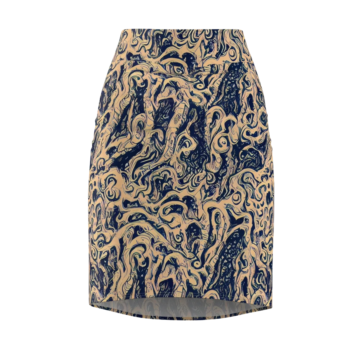 Doré Dreams on Pencil Skirt — Front