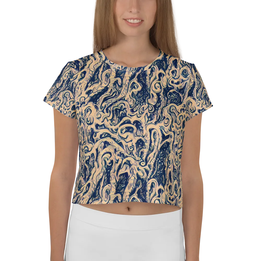 Doré Dreams on Crop Tee — Front