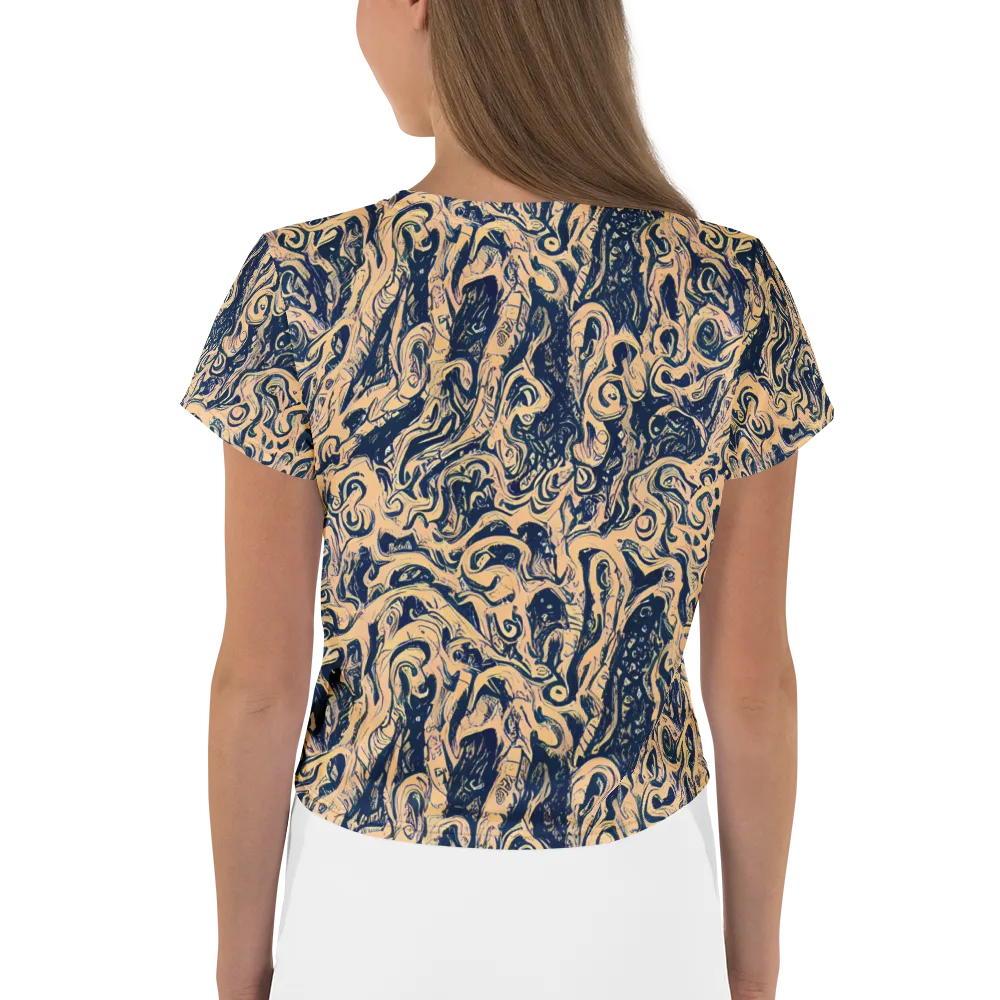 Doré Dreams on Crop Tee — Back