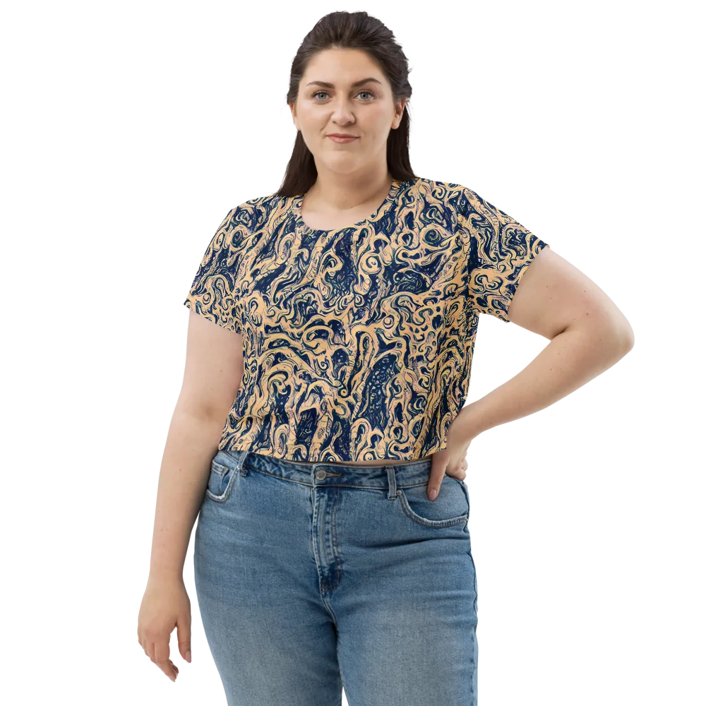 Doré Dreams on Crop Tee — Front