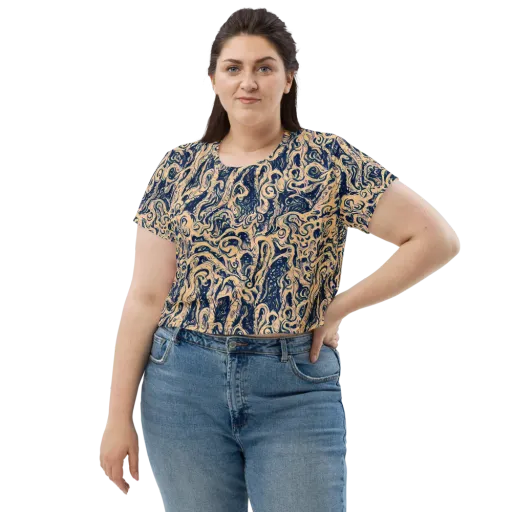 Doré Dreams on a Crop Tee