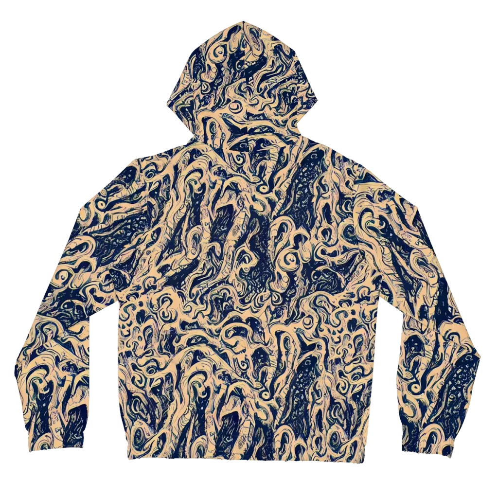 Doré Dreams on Women's Full-Zip Hoodie — Back
