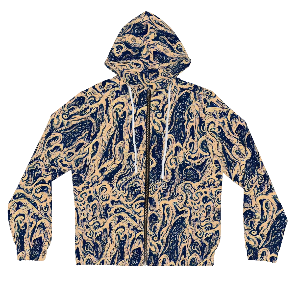 Doré Dreams on Women's Full-Zip Hoodie — Front