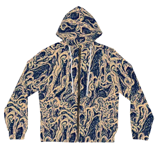Doré Dreams on a Women's Full-Zip Hoodie