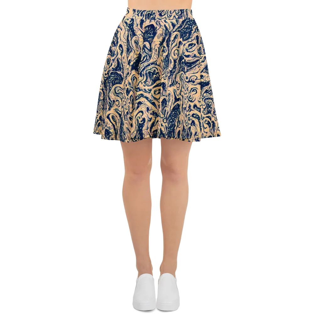 Doré Dreams on Skater Skirt — Front