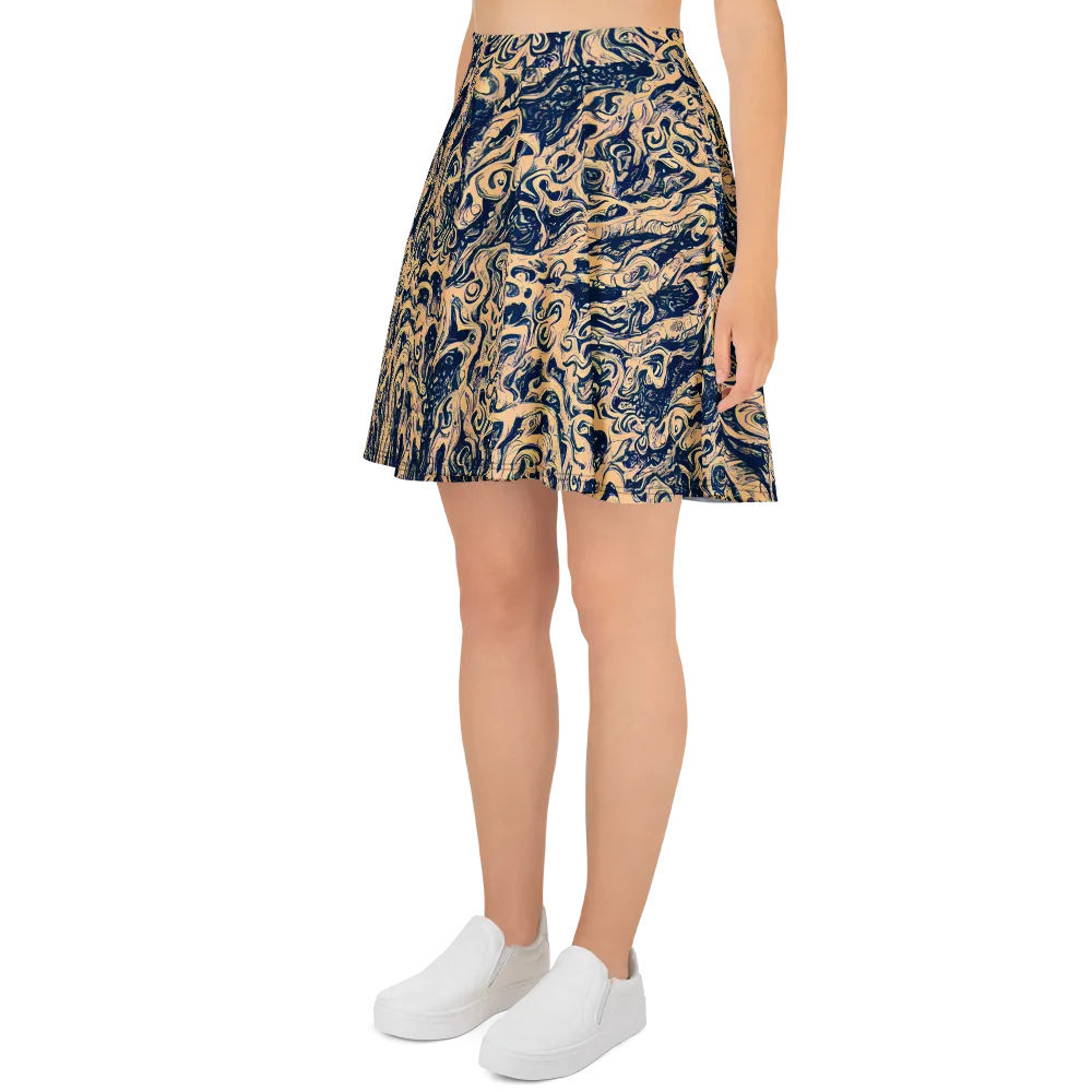 Doré Dreams on Skater Skirt — Left