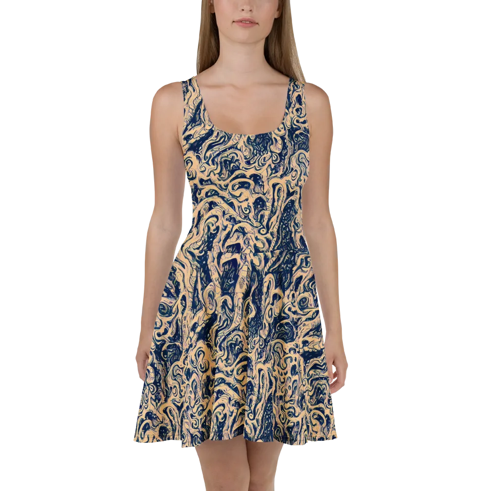 Doré Dreams on Skater Dress — Front