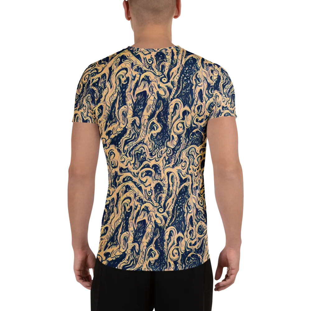 Doré Dreams on Men's Athletic T-Shirt — Back