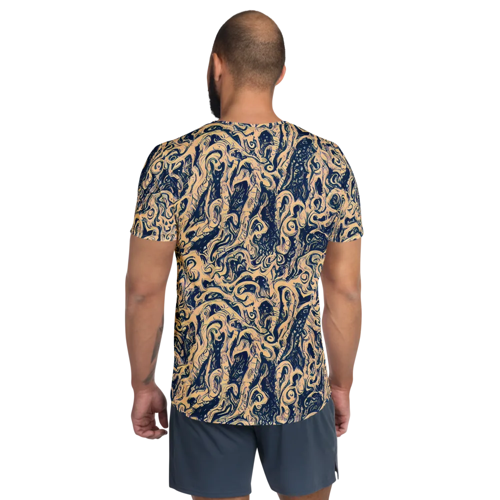 Doré Dreams on Men's Athletic T-Shirt — Back