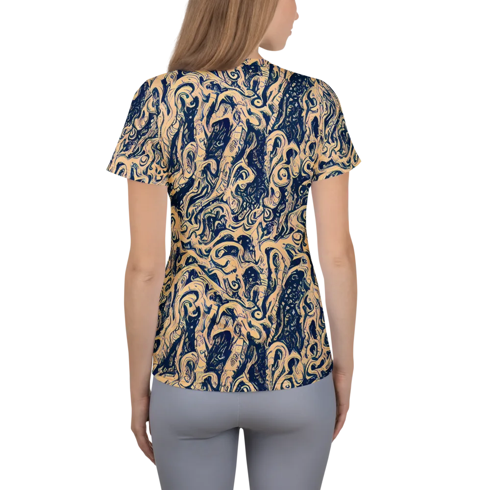 Doré Dreams on Women's Athletic T-Shirt — Back