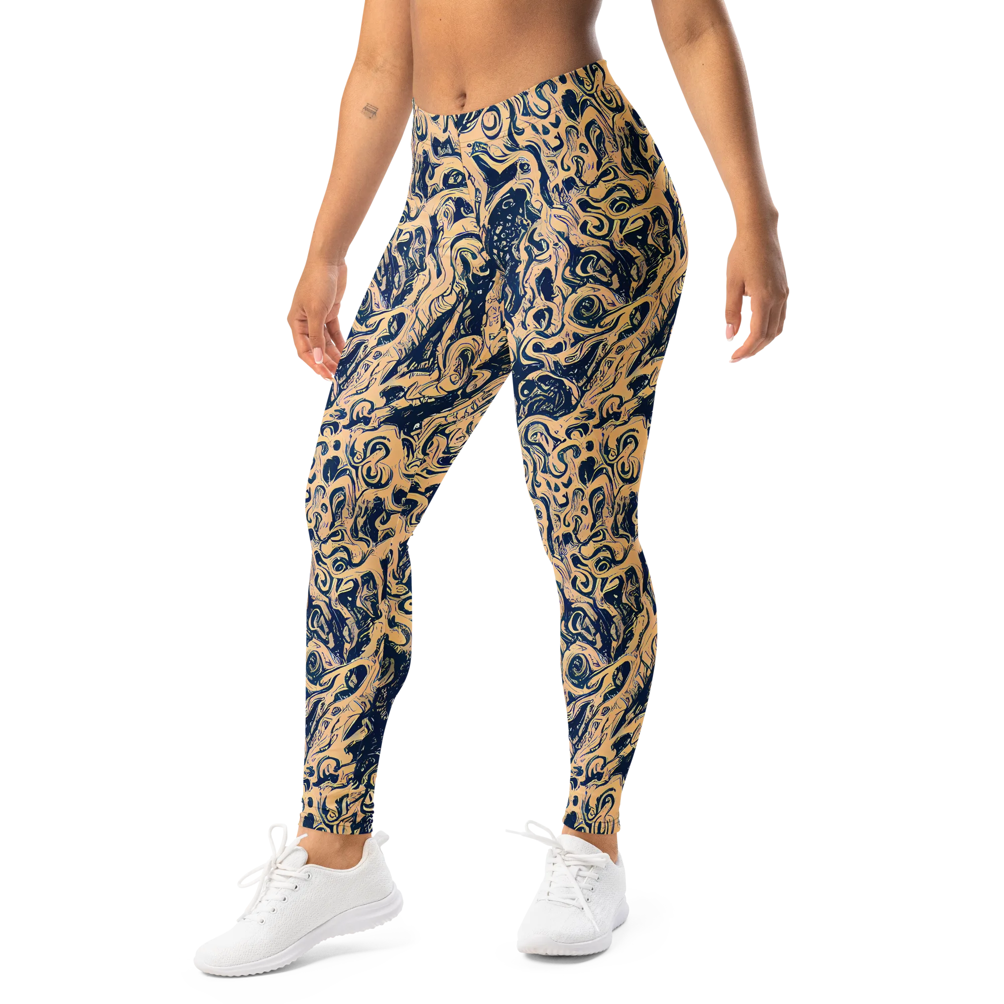 Doré Dreams on Leggings — Left Front