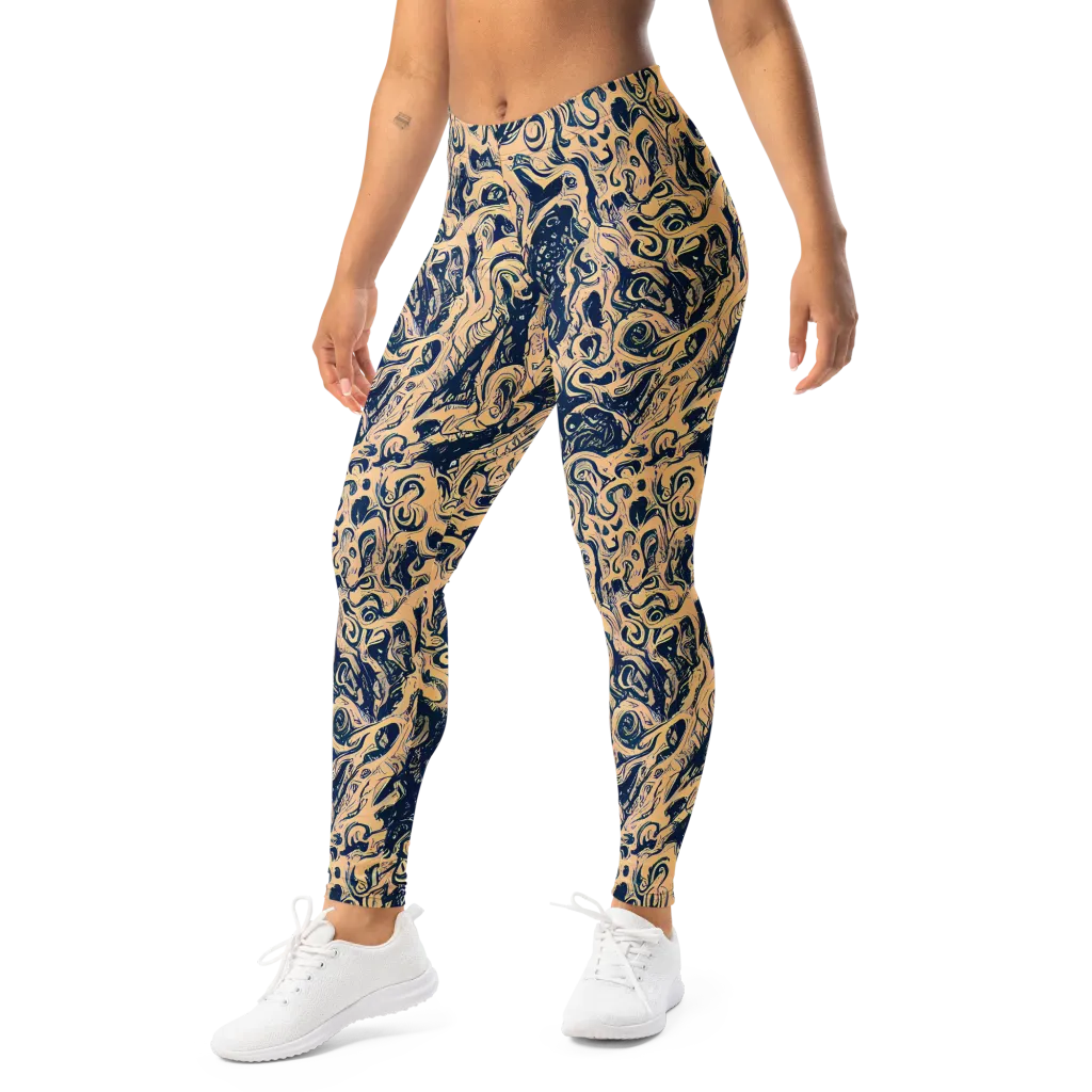 Doré Dreams on Leggings — Left Front