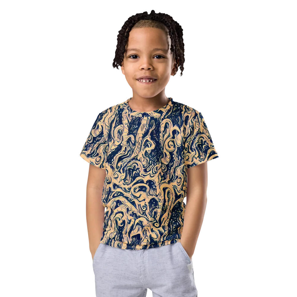 Doré Dreams on Kids Crew Neck T-Shirt — Front