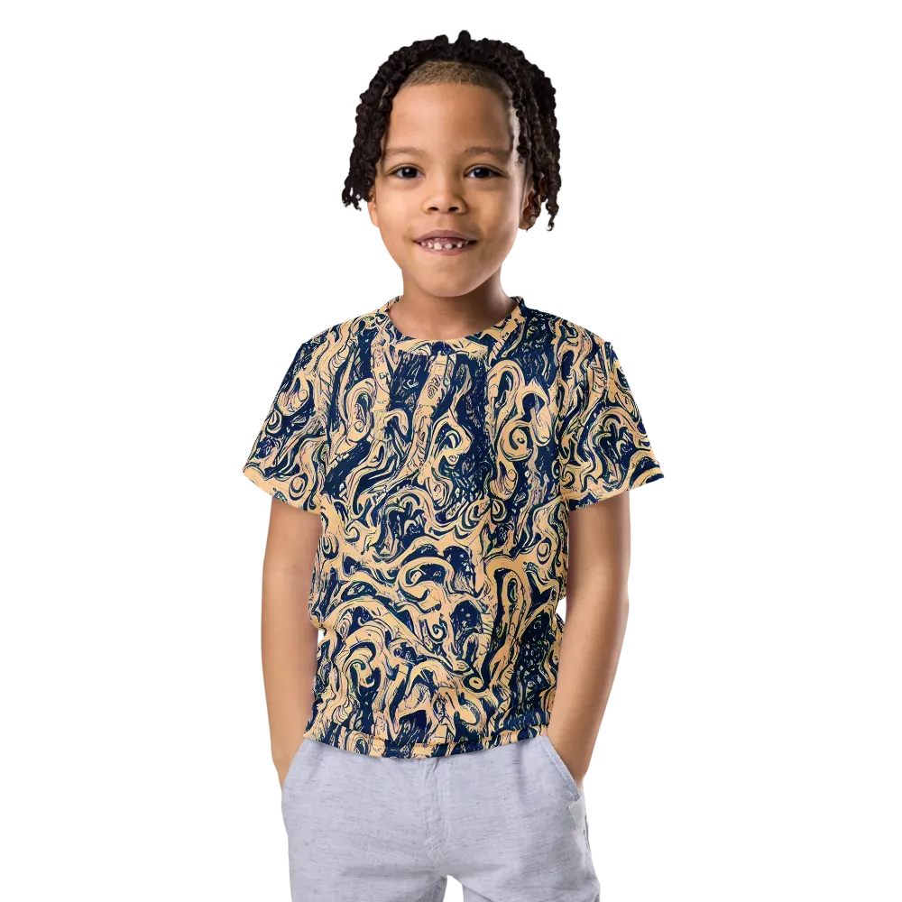 Doré Dreams on Kids Crew Neck T-Shirt — Front