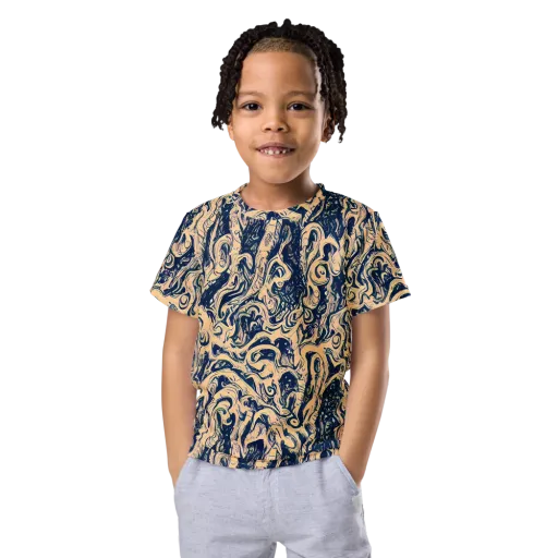 Doré Dreams on a Kids Crew Neck T-Shirt