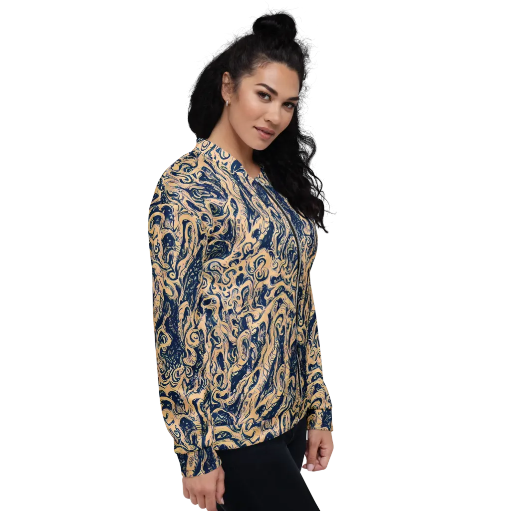Doré Dreams on Bomber Jacket — Right