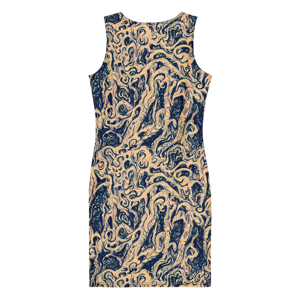 Doré Dreams on Bodycon Dress — Back