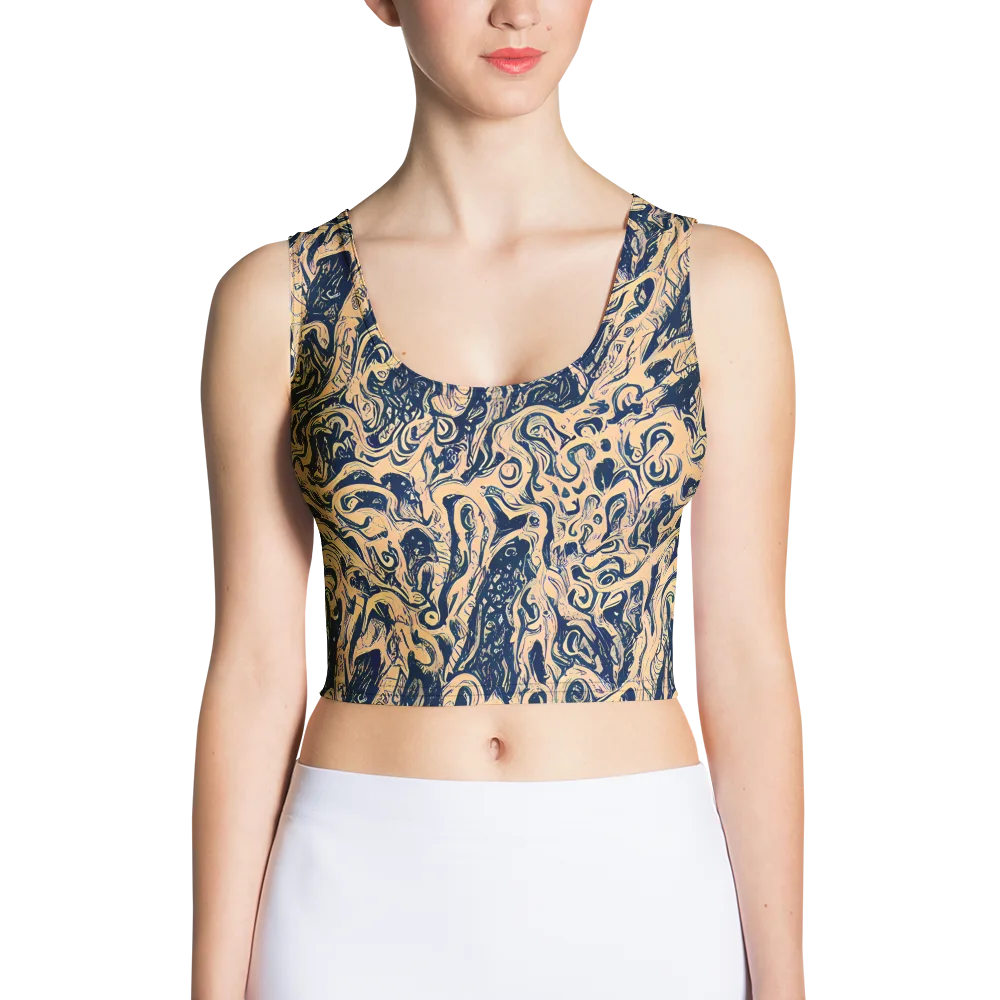 Doré Dreams on Crop Top — Front