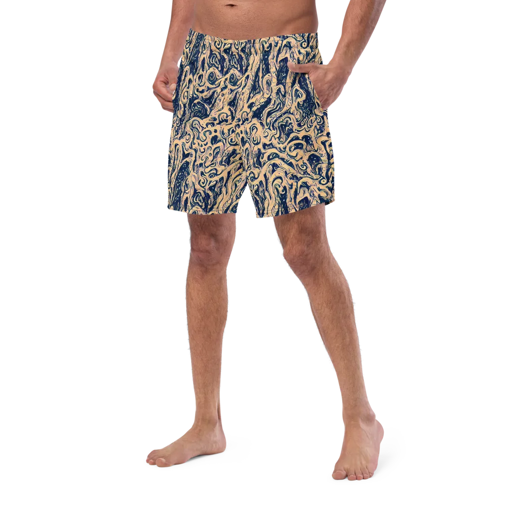 Doré Dreams on Swim Trunks — Left Front