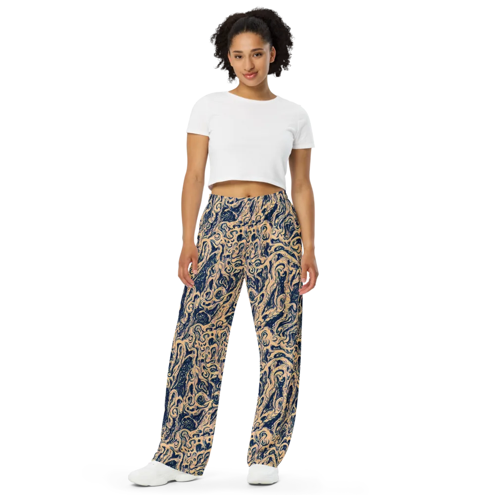 Doré Dreams on Wide-Leg Pants — Front