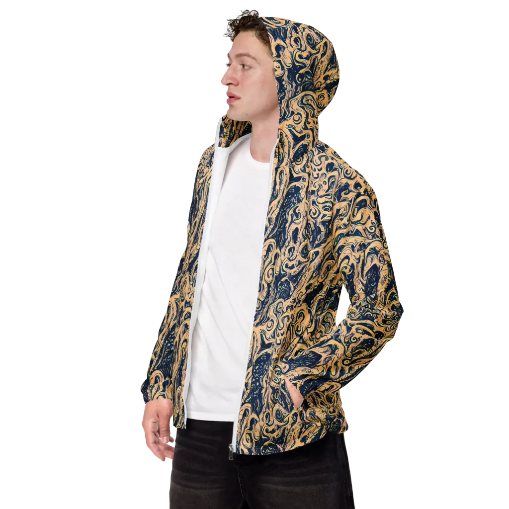 Doré Dreams on Men's Windbreaker — Left Front